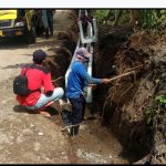 Peningkatan Jalan Kudang - Cibeuti Kecamatan Sukarame Diduga Pemasangan Udith Tidak Memakai LC Hanya Mengunakan Sedimen Hasil Galian